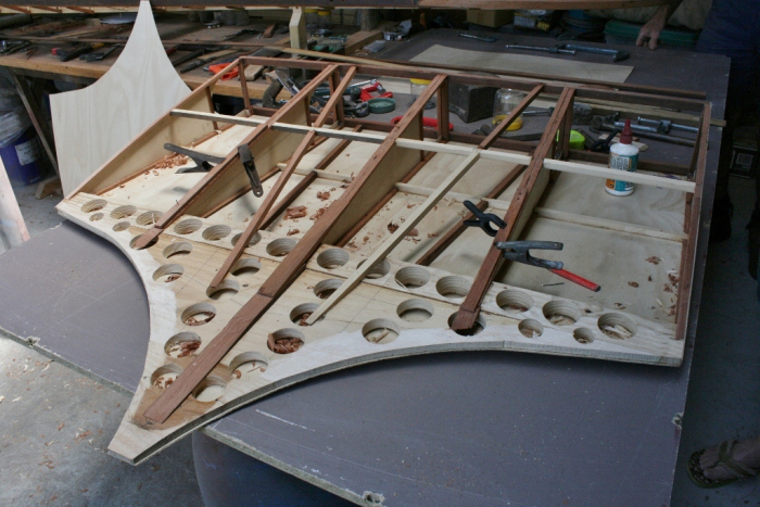 tail plane section of the Nhill Avro Anson